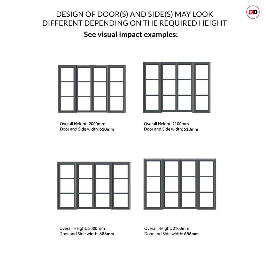 Diagram boards showing proportions