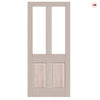 Made to Measure Exterior Straight Top Richmond Front Door - 45mm Thick - Seven Colour Options - Double Glazing
