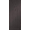 Mode Salerno Door Pair - Umber Grey Laminate - 1/2 Hour Fire Rated - Prefinished