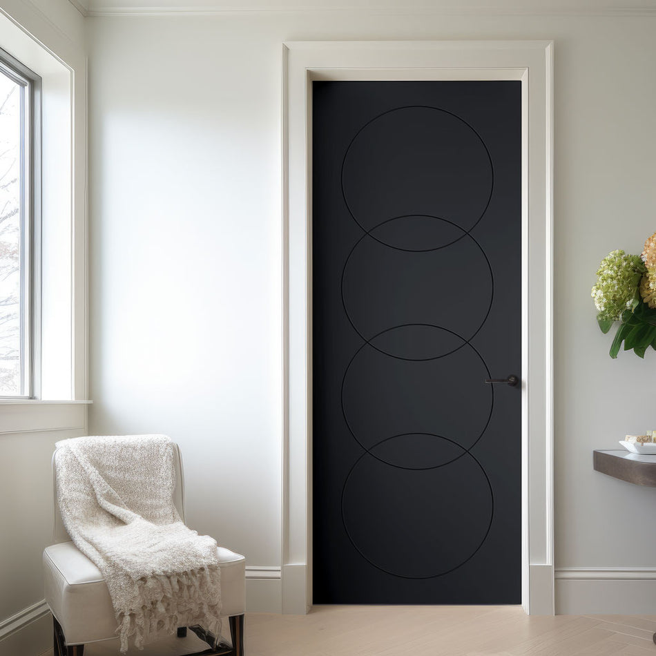V-Line® Grooved Flush Door V011 - Premium Primed - Six Colour Options