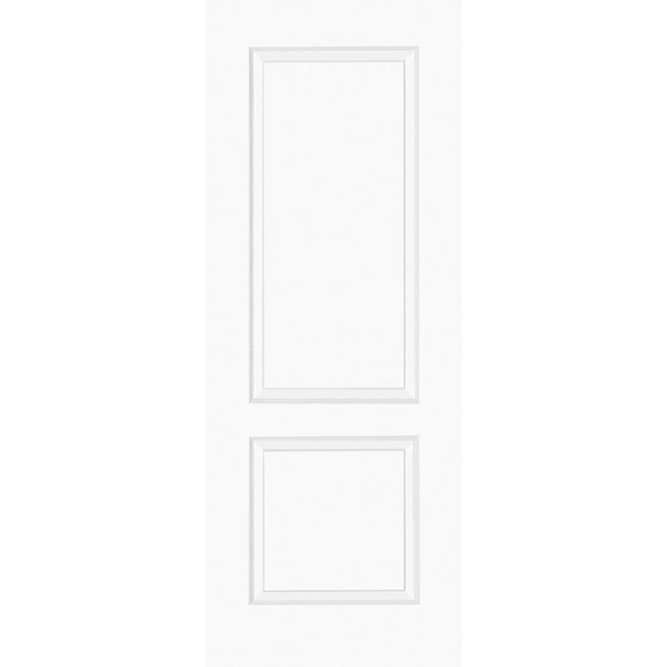Moulded Berlin 2 Panel White Internal Door - Prefinished