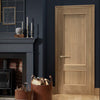 Murcia Oak Panel Internal Door - Prefinished