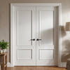 Murcia White Primed Panel Internal Door Pair
