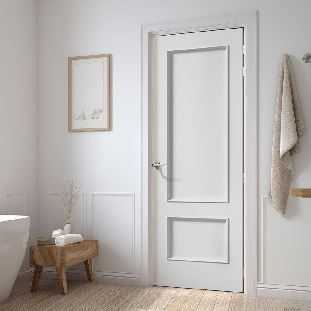 Murcia White Primed Panel Internal Door – Direct Doors