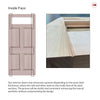 Exterior Victorian Nightingale Made to Measure Front Door - 57mm Thick - Seven Colour Options - Toughened Double Glazing - 1 Pane