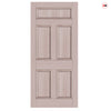Exterior Victorian Nightingale Made to Measure 5 Panel Front Door - 45mm Thick - Six Colour Options