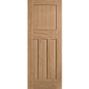 1930's Oak Internal Door - Unfinished