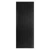 J B Kind Laminates Aria Black Coloured Fire Internal Door Pair - 1/2 Hour Fire Rated - Prefinished
