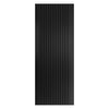 J B Kind Laminates Aria Black Coloured Fire Internal Door Pair - 1/2 Hour Fire Rated - Prefinished