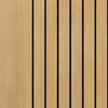 J B Kind Laminates Aria Oak Coloured Fire Internal Door Pair - 1/2 Hour Fire Rated - Prefinished