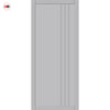 Bella Panel Solid Wood Internal Door UK Made DD0103P - 7 Colour Options Premium Primed - Urban Lite® Bespoke Sizes