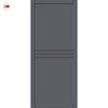 Adina Panel Solid Wood Internal Door Pair UK Made DD0107P - Stormy Grey Premium Primed - Urban Lite® Bespoke Sizes