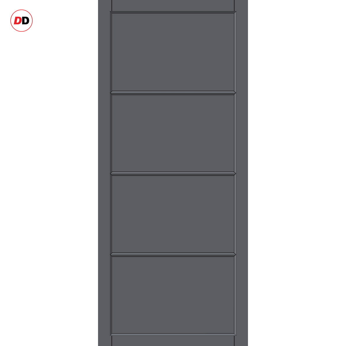 Florence Panel Solid Wood Internal Door Pair UK Made DD0114P - Stormy ...