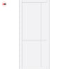 Lerens Panel Solid Wood Internal Door UK Made  DD0117P - Cloud White Premium Primed - Urban Lite® Bespoke Sizes