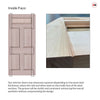 External Nightingale Made to Measure Panelled Front Door - 57mm Thick - Seven Colour Options - 5 Panels
