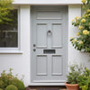 Exterior Victorian Nightingale Made to Measure 5 Panel Front Door - 45mm Thick - Six Colour Options