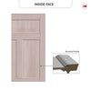 Exterior Nightingale 5 Panel Front Door and Frame - Colour Options