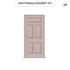 Exterior Nightingale 5 Panel Front Door and Frame - Colour Options