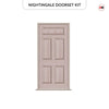 Exterior Nightingale 5 Panel Front Door and Frame - Colour Options