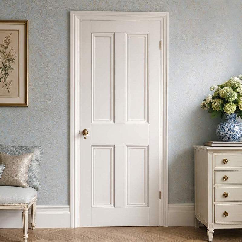 Nostalgia 4 Panel Internal Door - White Primed