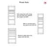 Oslo 7 Panel Solid Wood Internal Door UK Made DD6400 - Eco-Urban - Colour Options