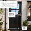Cottage Stable 4L External Oak Door - Clear Double Glazing - Colour Options