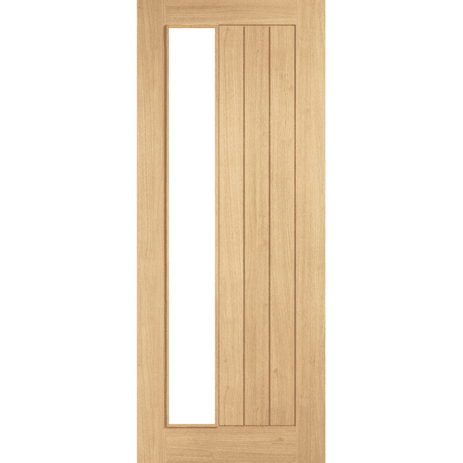 Belize Internal Door - Offset Glazed - Unfinished