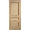 Toledo Oak Panel Internal Door Pair - Prefinished