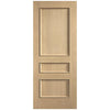 Toledo Oak Panel Internal Door Pair - Prefinished