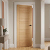 Vancouver Oak 5 Panel Style Flush Internal Door - Prefinished