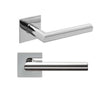 Orlando Door Lever Handle - Polished Stainless Steel