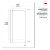Made to Measure Exterior Full Pane Door - 45mm Thick - Fit Your Own Glass.