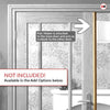Idaho Panel Internal Door Pair - White Primed