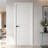 Pamplona White Primed Flush Fire Internal Door - 1/2 Hour Fire Rated