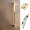 Concord XL 400mm Back to Back Pull Handle Pack - 4 Radius Cornered Hinges - Polished Gold Finish