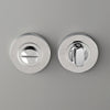 Milan Bathroom Round Thumb Turn - Polished Chrome