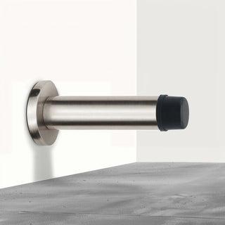 Image: Pro Wall Mounted Door Stop - Satin Stainless Steel - 30x70mm