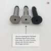 Pro Wall Mounted Door Stop - Polished Stainless Steel - 30x70mm