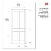 Made to Measure Exterior Straight Top Richmond Door - 45mm Thick - Fit Your Own Glass