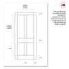 Made to Measure Exterior Straight Top Richmond Door - 45mm Thick - Fit Your Own Glass