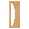 Ravello Oak Single Absolute Evokit Pocket Door - Prefinished - Clear Glass