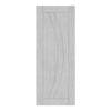 Ravello Double Absolute Evokit Pocket Doors - Light Grey Ash - Prefinished