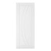 Ravello White Single Evokit Pocket Door - Prefinished