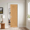 Ravello Oak Single Evokit Pocket Door - Prefinished