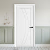 EasiKit Internal Door and Frame Kit - Ravello White Primed Flush Internal Door