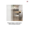 Sutton Black Internal Door Pair - With Clear & Reeded Glass - Prefinished