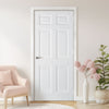 Regency White Primed 6 Panel Internal Door