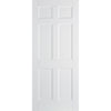 Regency White Primed 6 Panel Internal Door