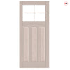 Made to Measure Exterior Skye Front Door - 45mm Thick - Six Colour Options - Double Glazing