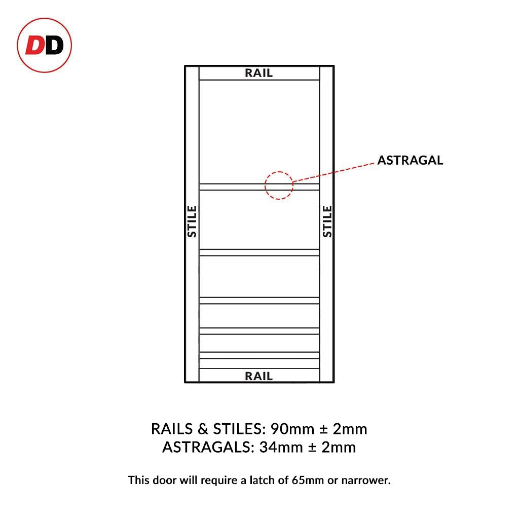 Eco-urban rails & stiles sizes diagram